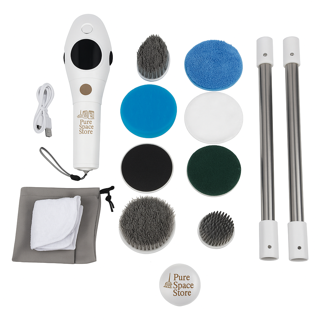 PureSpace™ Electric Cleaning Brush 8 in 1